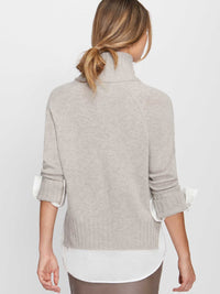 Brochu Walker - Jolie Fringe Layered Looker in Light Chia Melange with White Underlayer