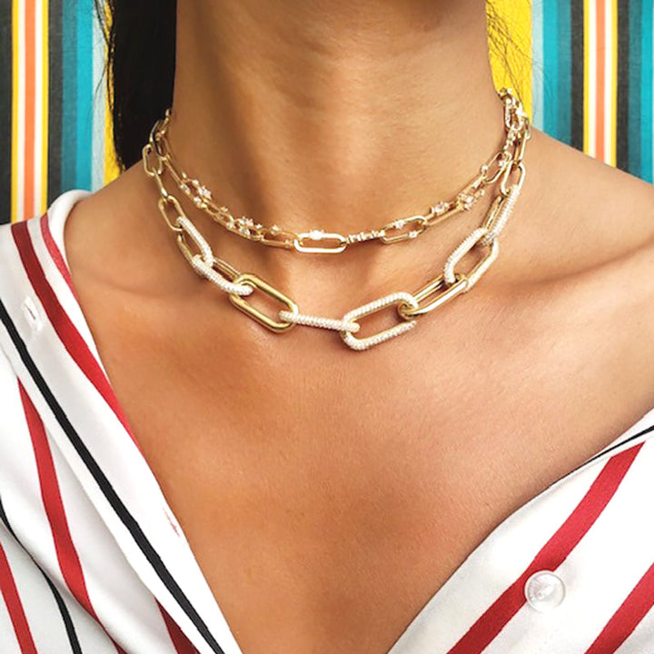 Nickho Rey - Link Collar Necklace in Gold