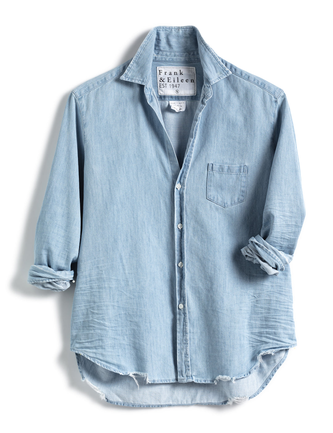 Frank & Eileen Relaxed Eileen Button-Up Shirt in Classic Blue