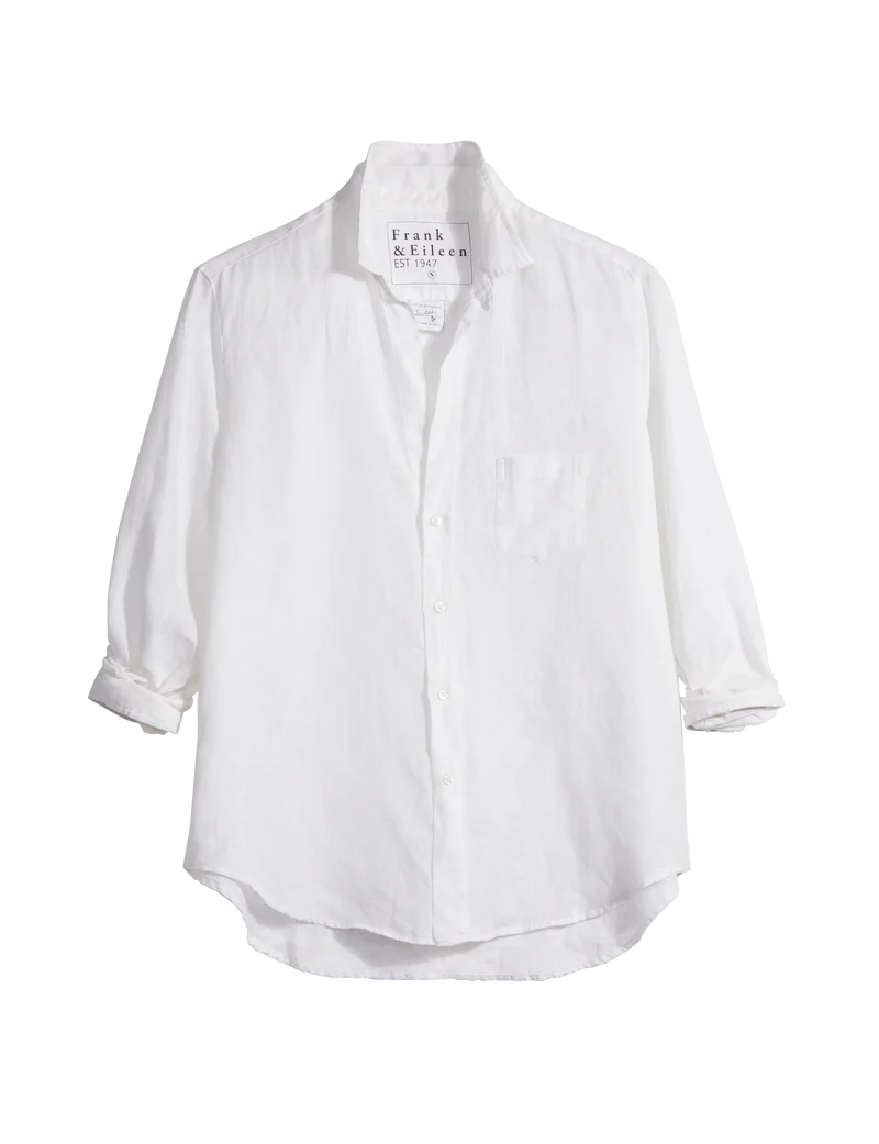 Frank & Eileen - Eileen Relaxed Button Up in White Linen