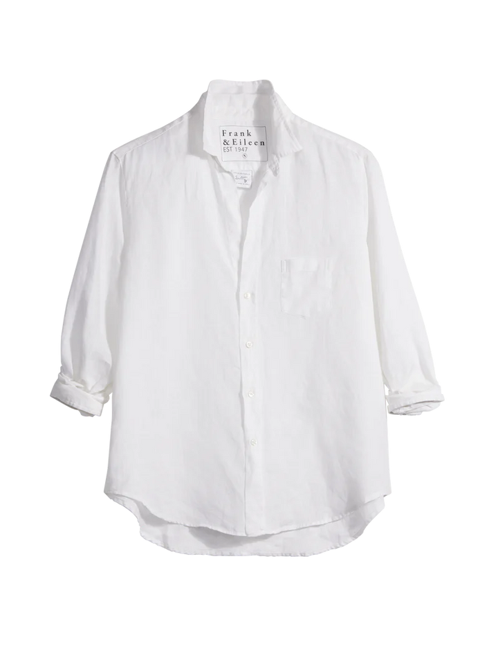 Frank & Eileen - Eileen Relaxed Button Up in White Linen