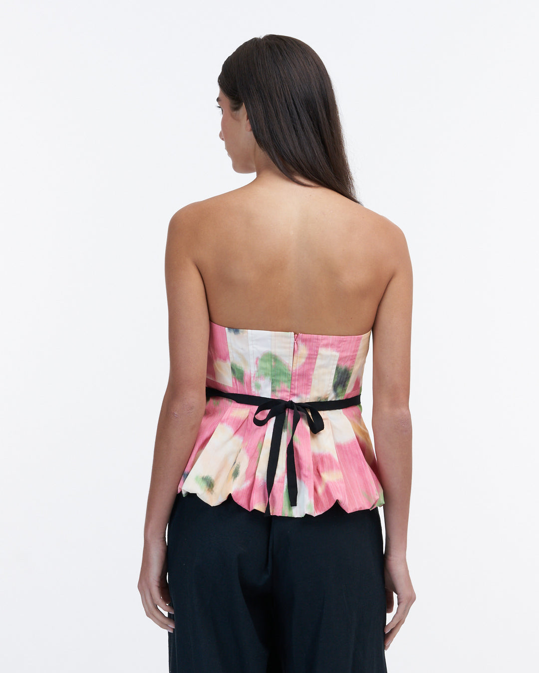 TANYA TAYLOR - Farah Top in Punch Pink