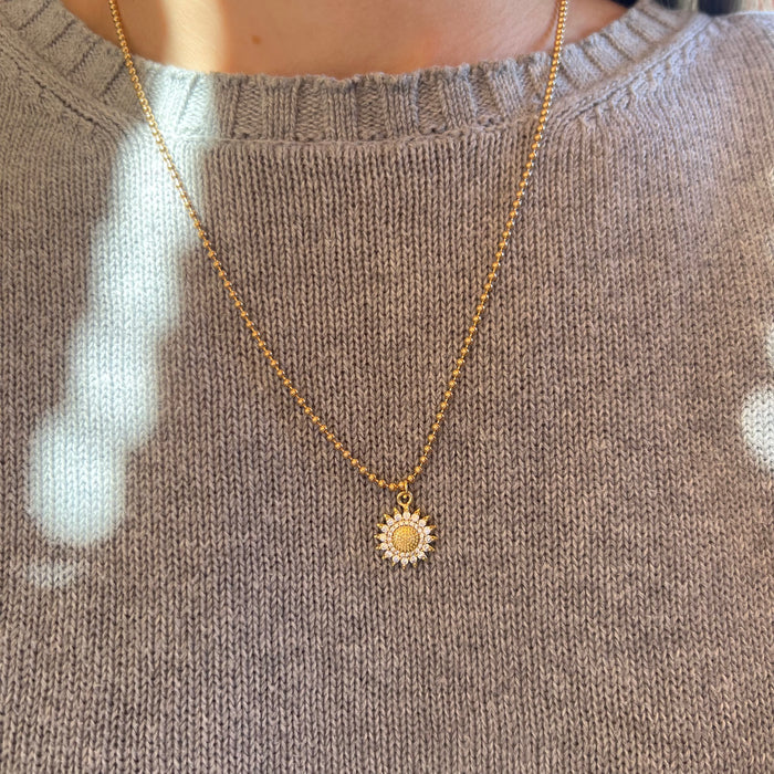 Alexa Leigh - Sunny Sky Necklace in Gold