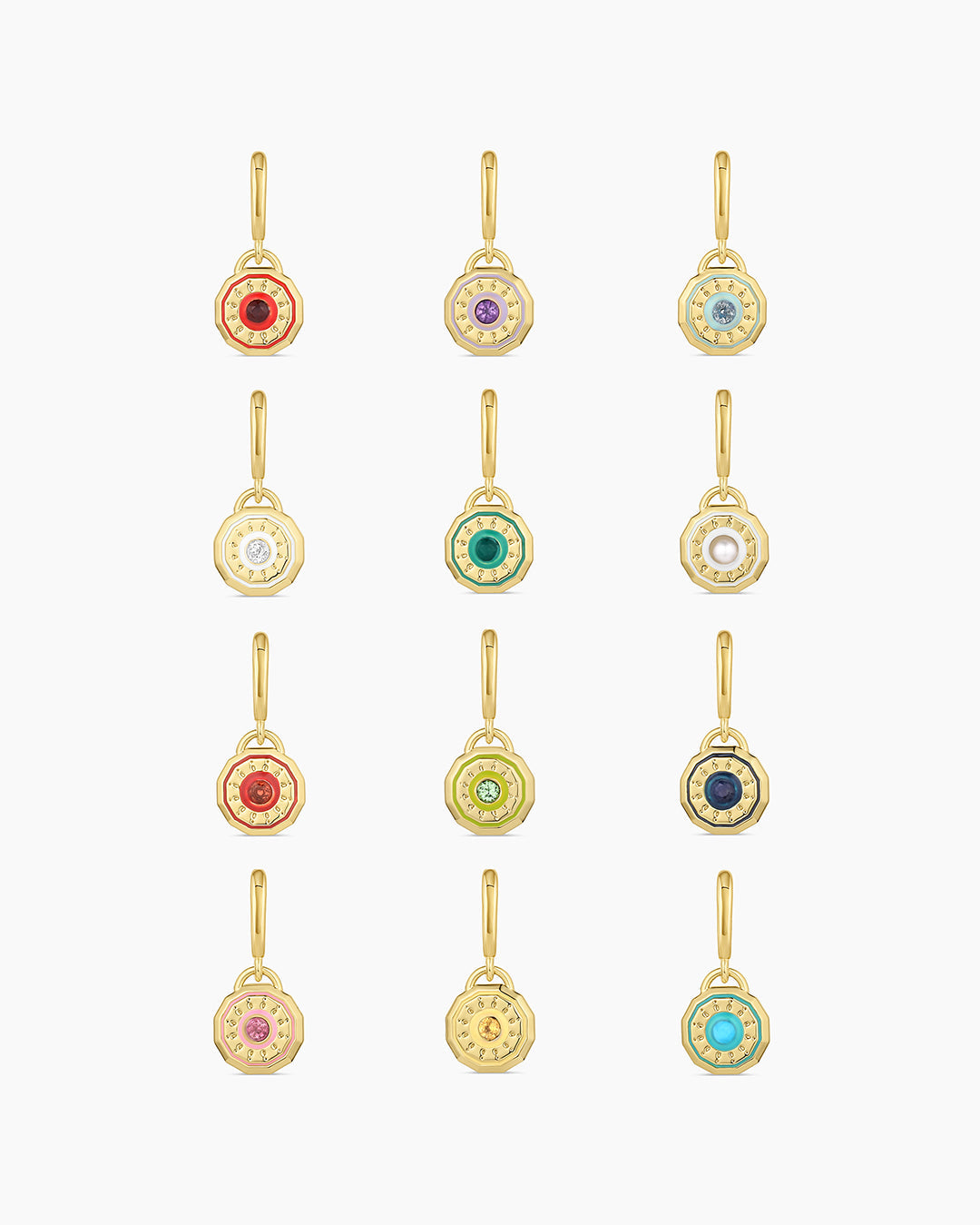 Gorjana - Birthstone Parker Charm in Aquamarine March