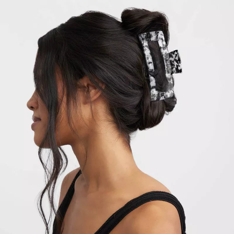 Kitsch - Eco-Friendly Jumbo Open Shape Claw Clip in Black