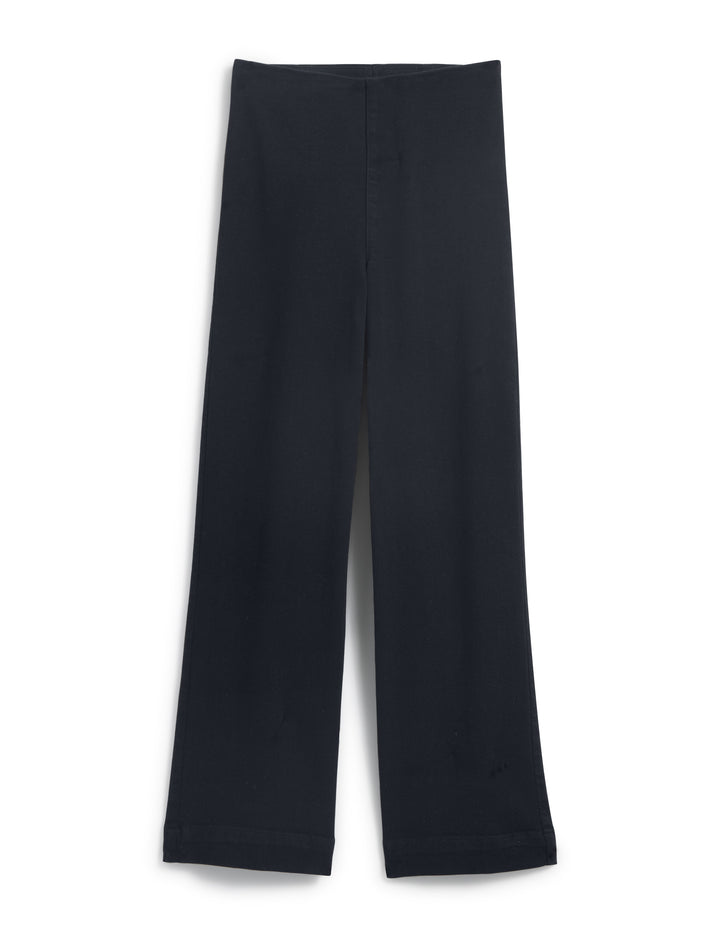 Frank & Eileen - Westport Illusion Wide Leg Jean in Black Pants