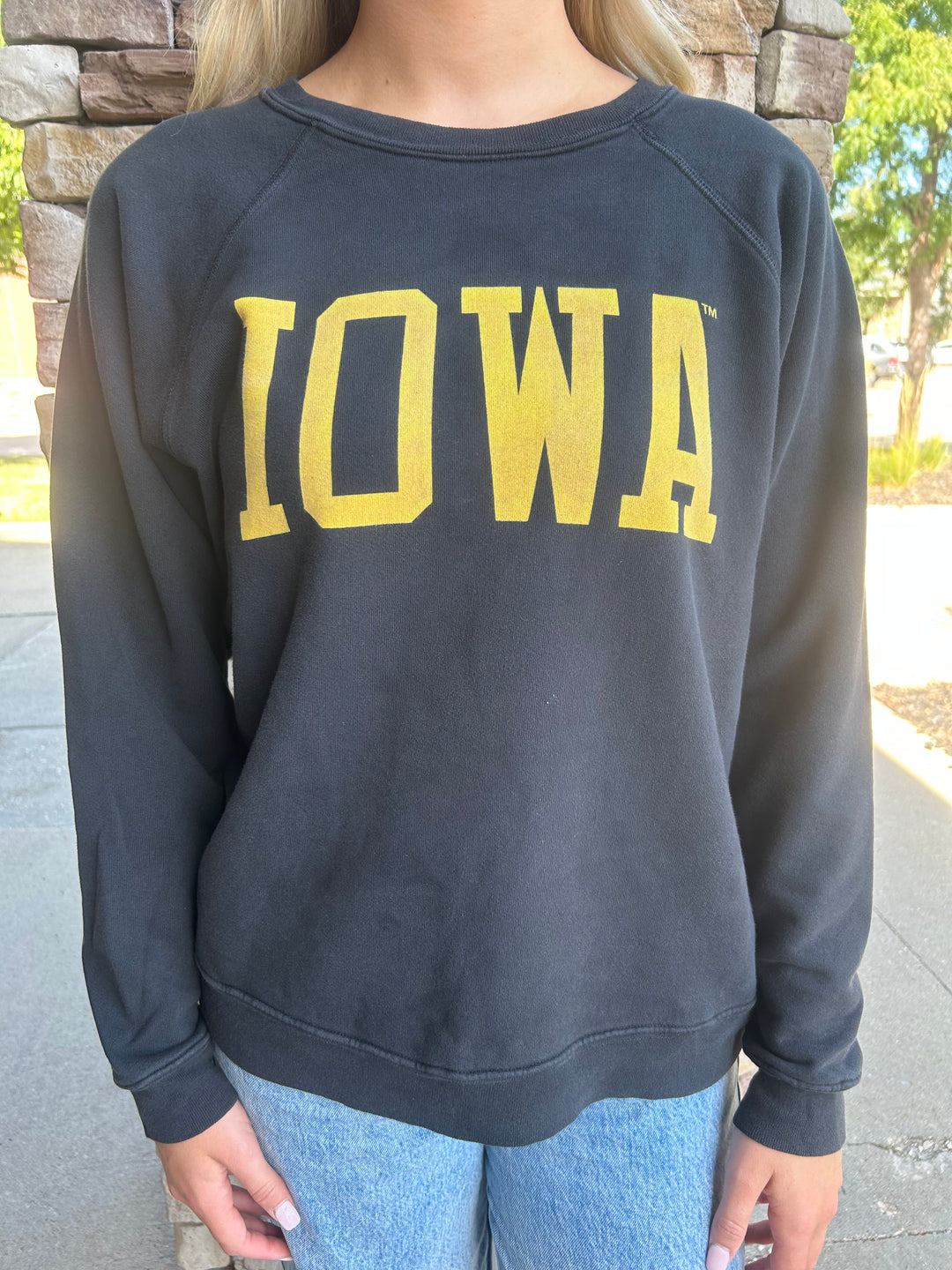 Retro Sport x Blond Genius - Iowa Sweatshirt in Black