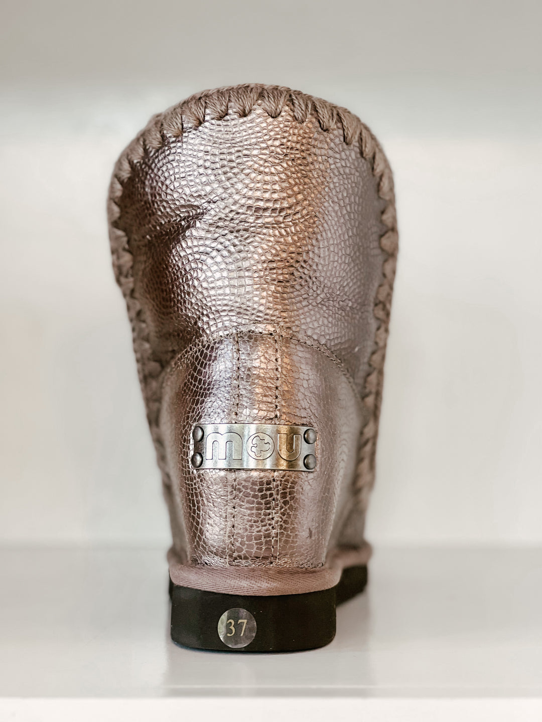 MOU - Eskimo Inner Wedge Short in Embossed Spyral Camel