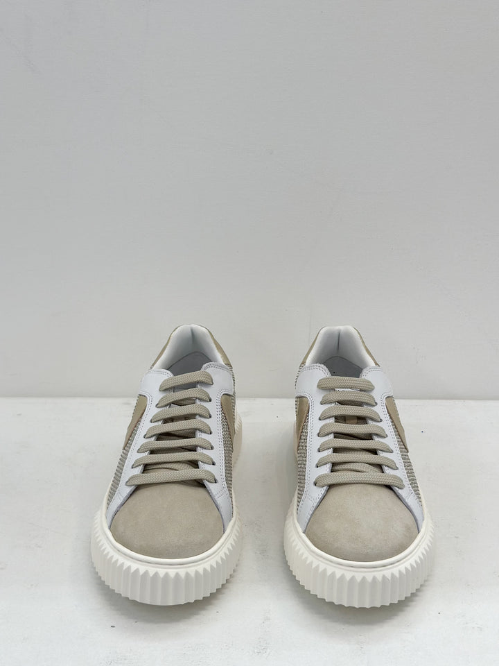 Voile Blanche - Lipari Sneaker in Sand White