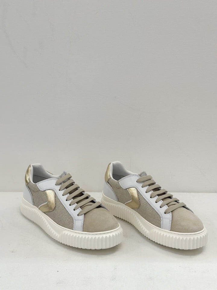 Voile Blanche - Lipari Sneaker in Sand White