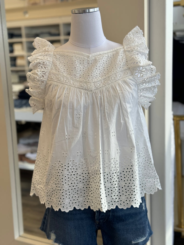 Ulla Johnson - Leona Top in Cowrie