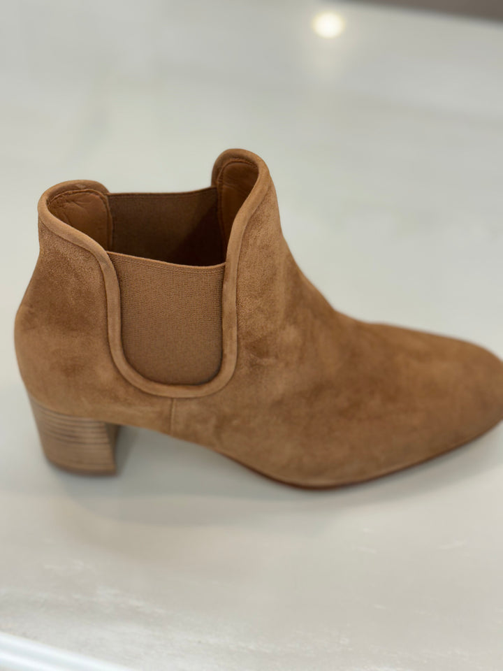 Pedro Garcia - Xiane Suede Chelsea Ankle Boot in Biscuit