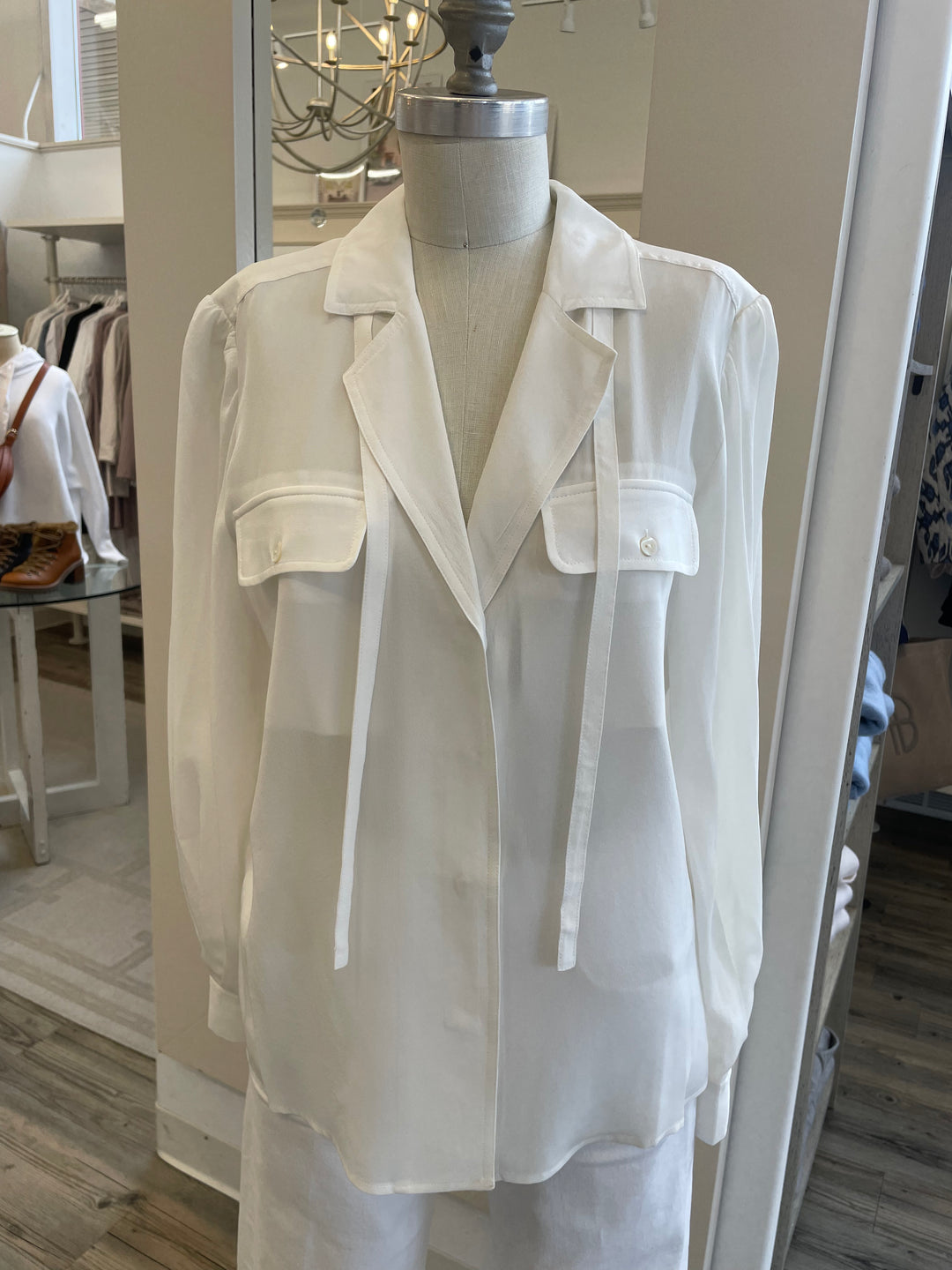 Ulla Johnson - Florian Blouse in Pearl