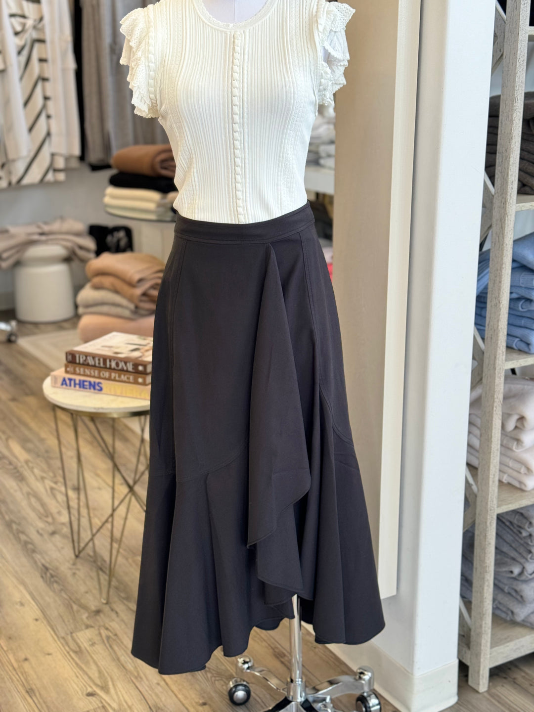 Ulla Johnson - Sabina Skirt in Noir