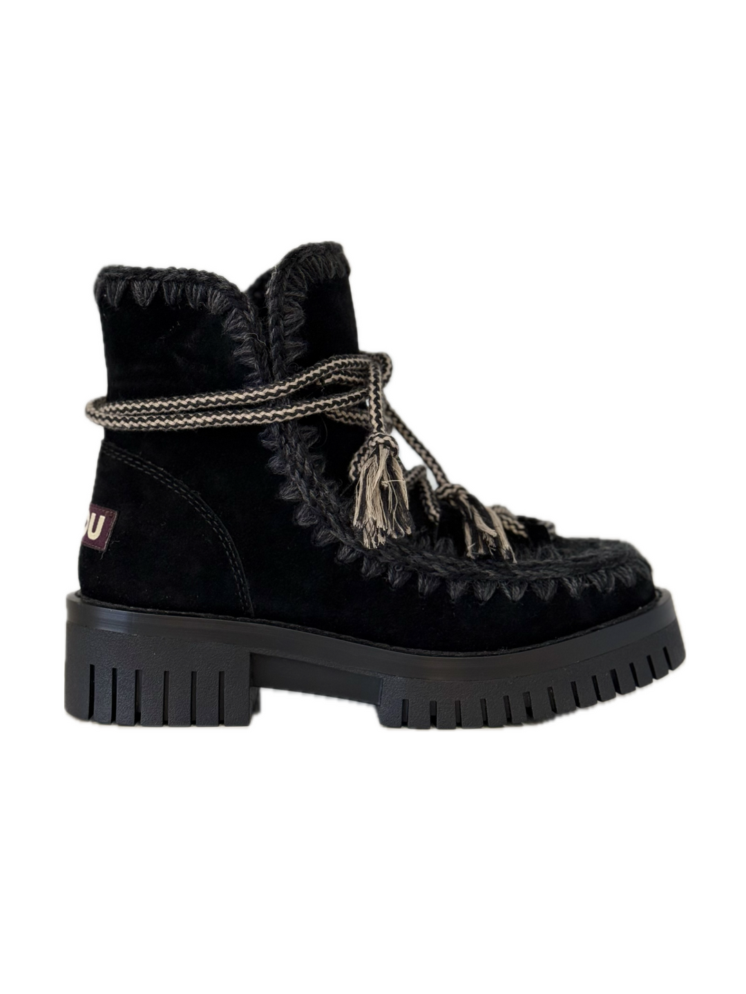 Mou boots black sales