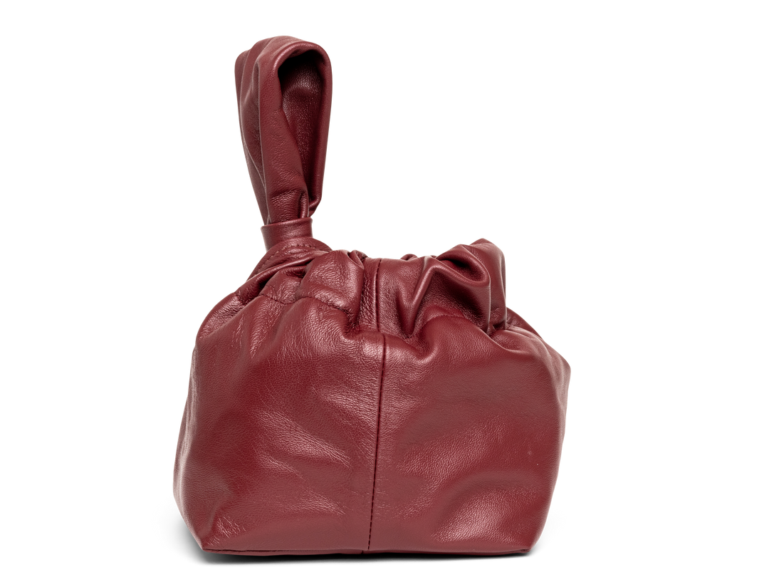 Lemiz - Mariposa Bucket Bag in Mulberry