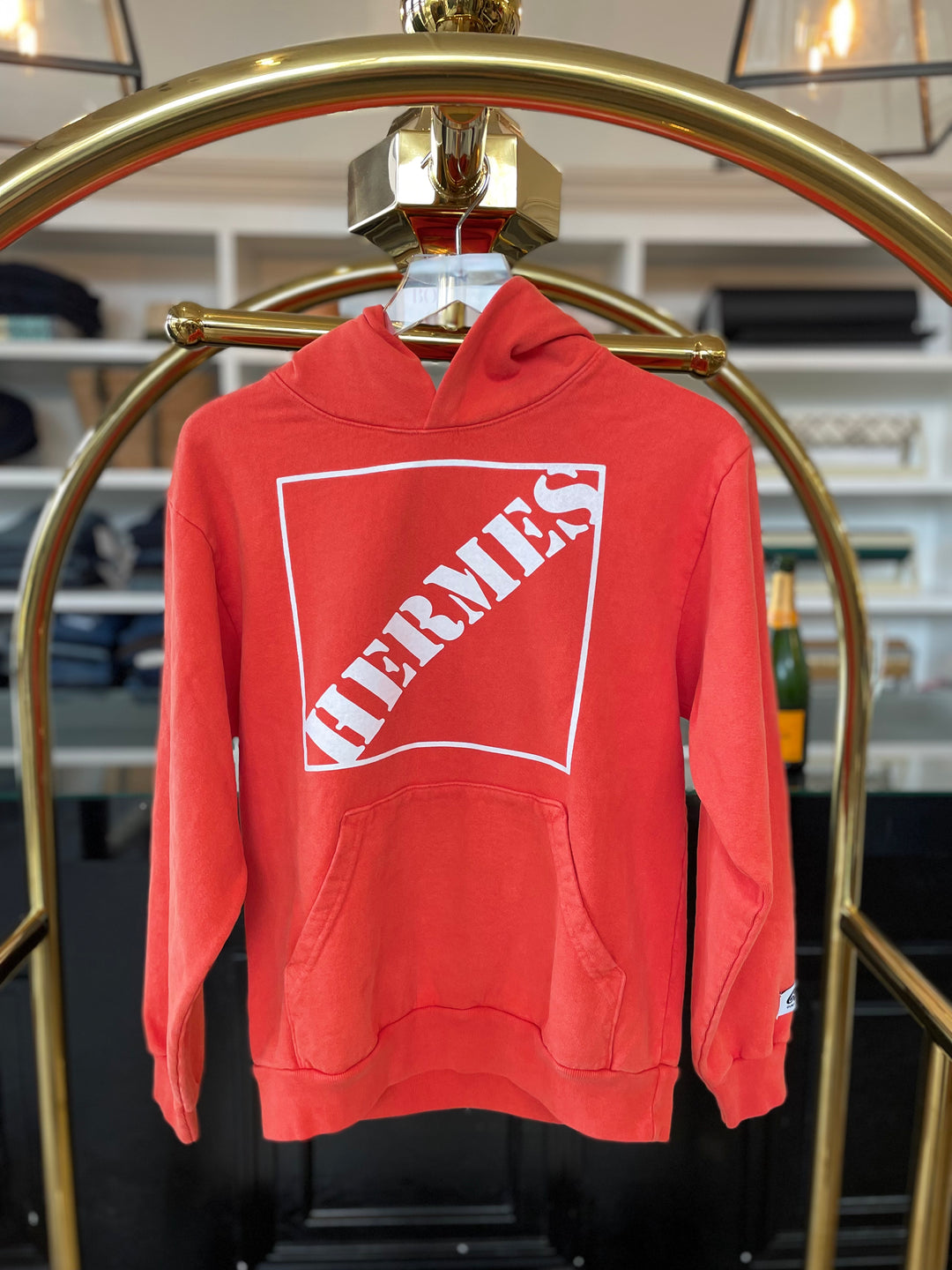 Hermes orange on sale sweatshirt