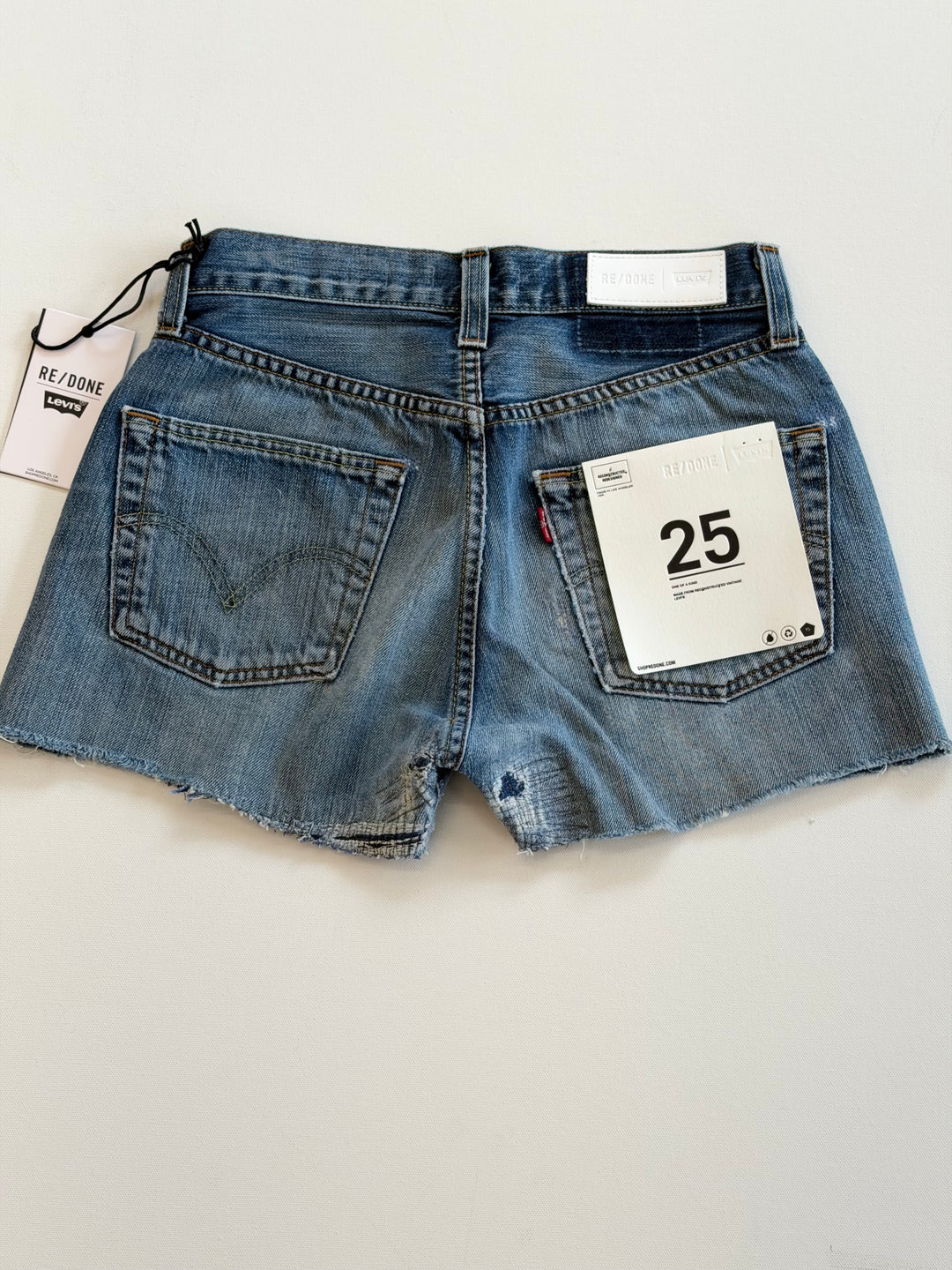 RE/DONE - Levi's The Short in Indigo Shorts