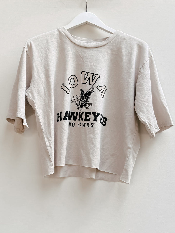 Retro Brand x BG - Iowa Heavy Weight Tee in Sand Graphic Tee