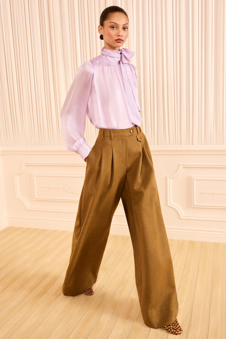 ULLA JOHNSON - Ornament Blouse in Wisteria