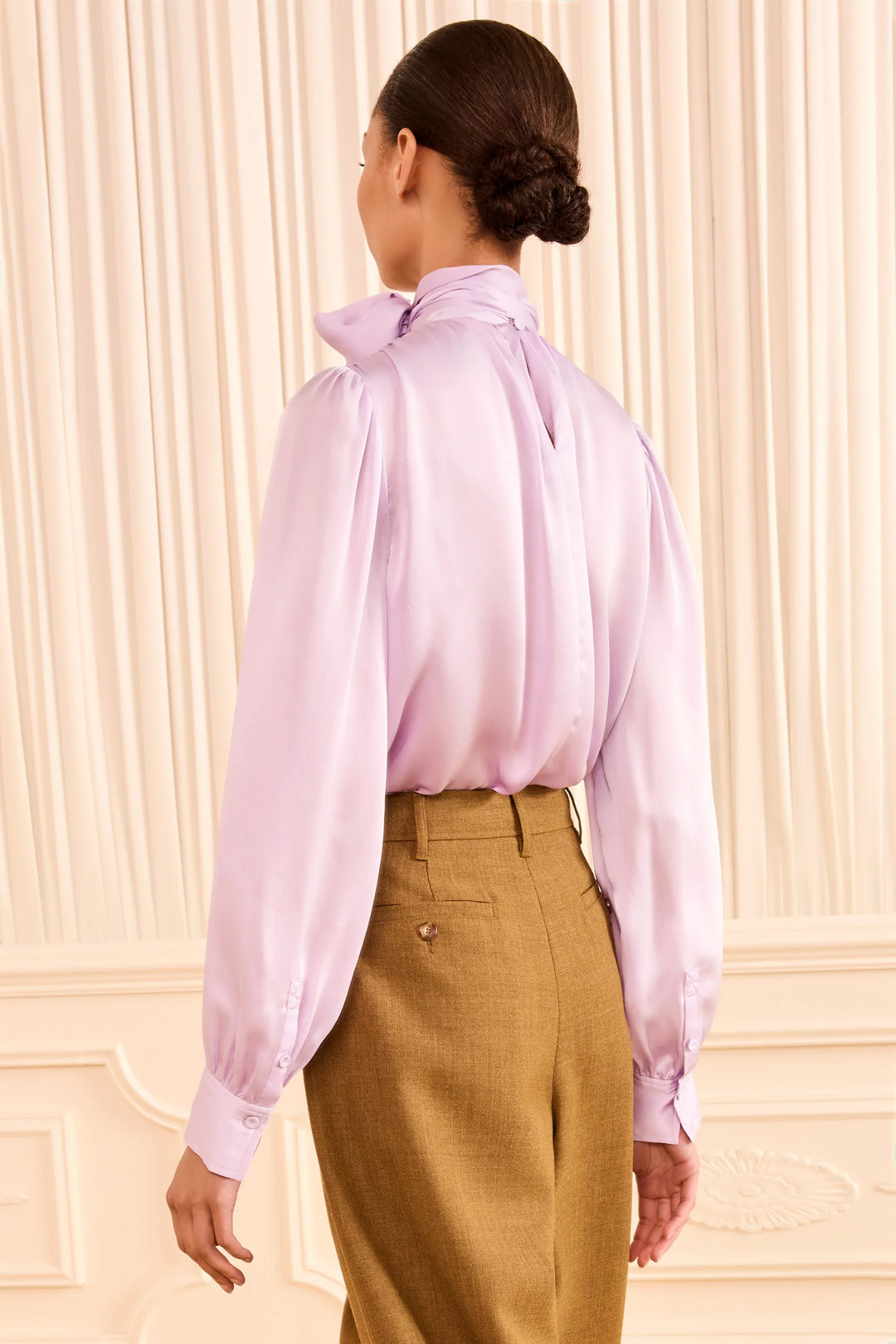 ULLA JOHNSON - Ornament Blouse in Wisteria
