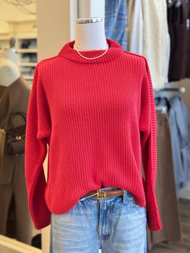 Frank & Eileen - Montecito Sweater in Rose Sweaters