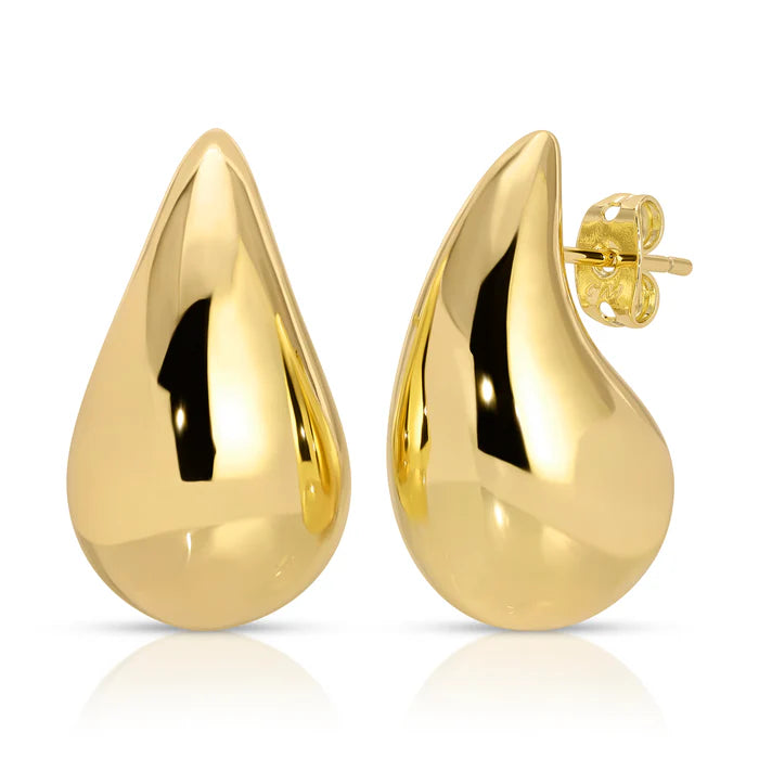 Joy Dravecky - Water Drop Stud in Gold