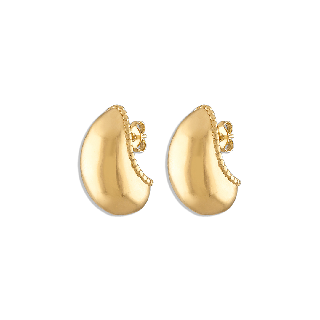 Alexa Leigh- Bean Hoops- Gold