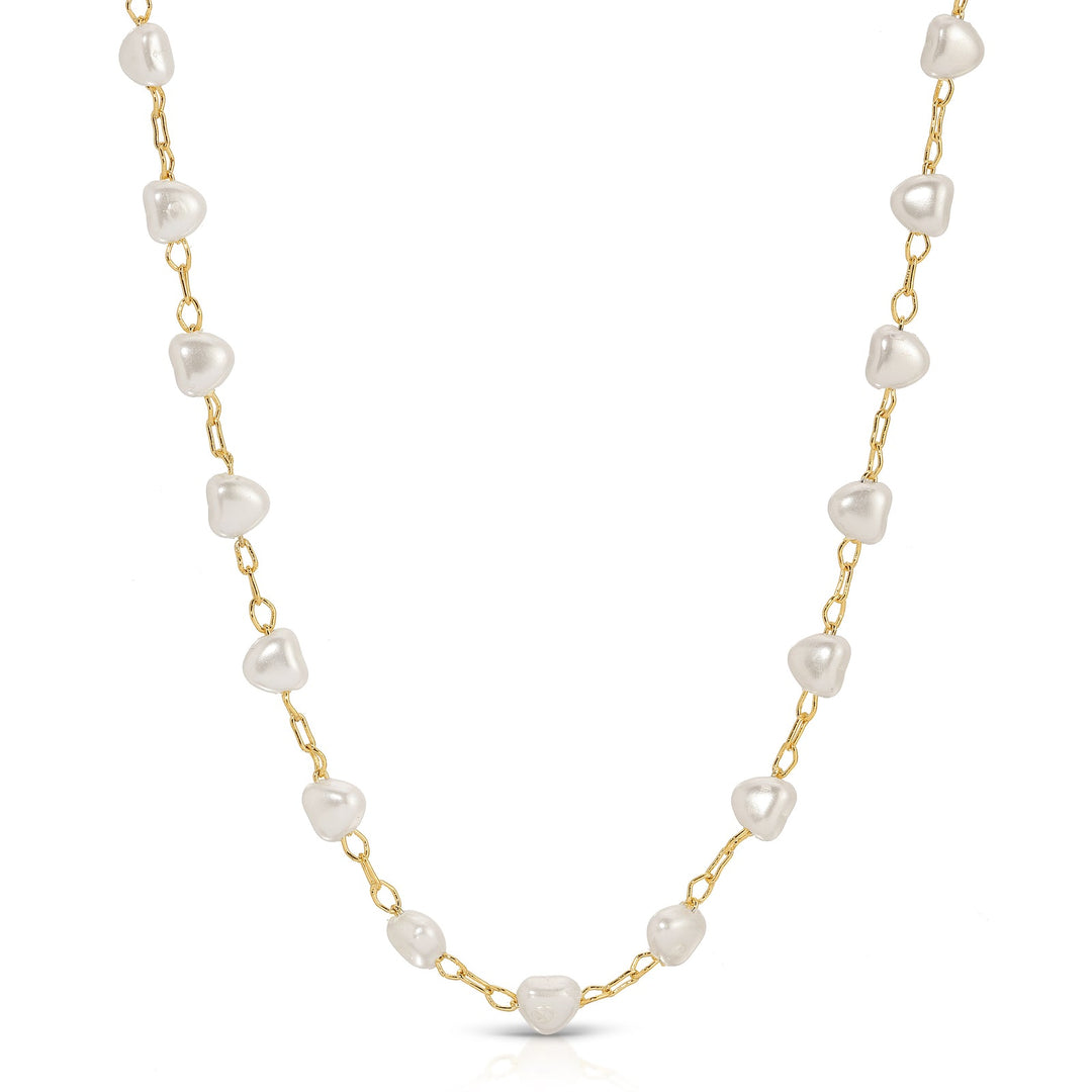 Joy Dravecky - Islander Pearl Necklace in Gold