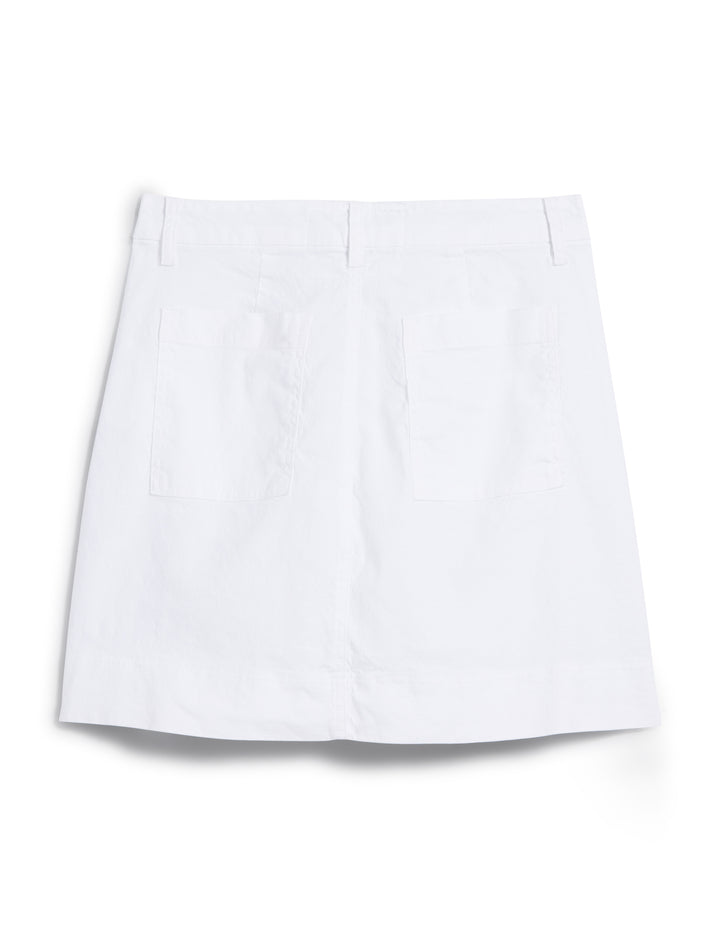 Frank & Eileen - Jameson Skirt - Utility Skirt in White Linen Skirts