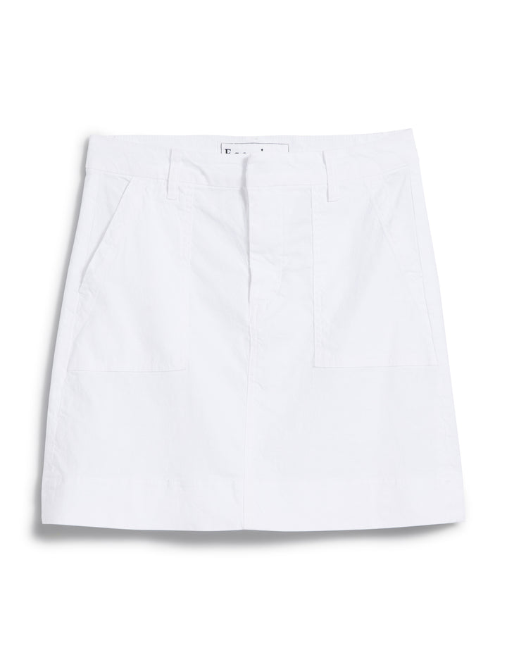 Frank & Eileen - Jameson Skirt - Utility Skirt in White Linen Skirts