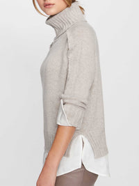Brochu Walker - Jolie Fringe Layered Looker in Light Chia Melange with White Underlayer