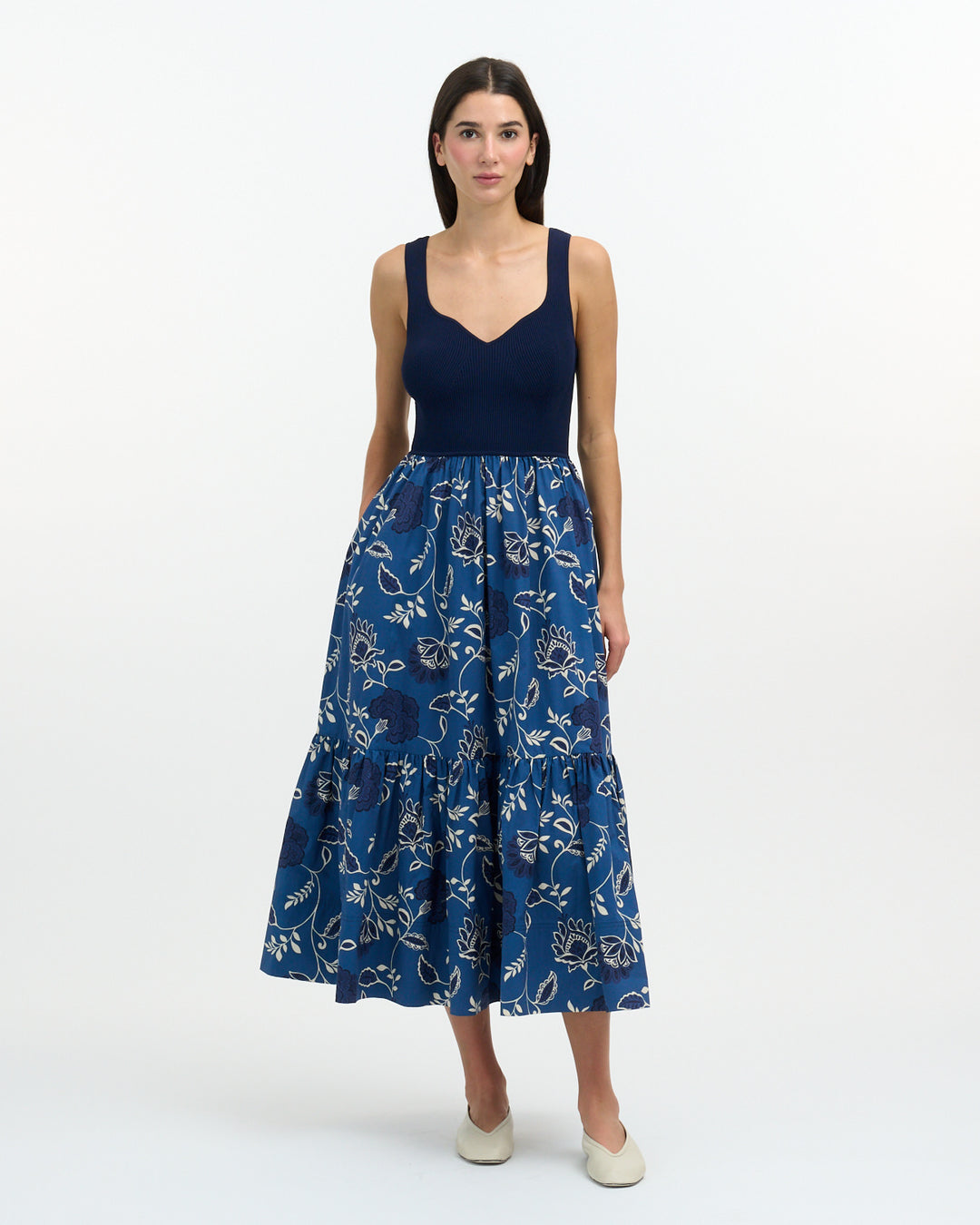 Tanya Taylor - Josephina Dress in Maritime Blue