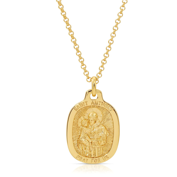 Joy Dravecky - Saint Anthony Necklace in Gold