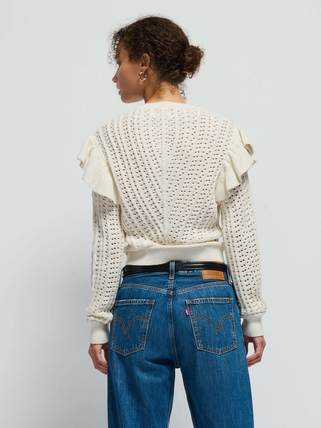 Nation LTD - Kay Pullover in Porcelain