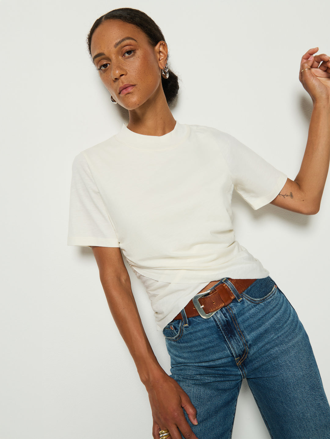 Nation - Khloe Top in Porcelain