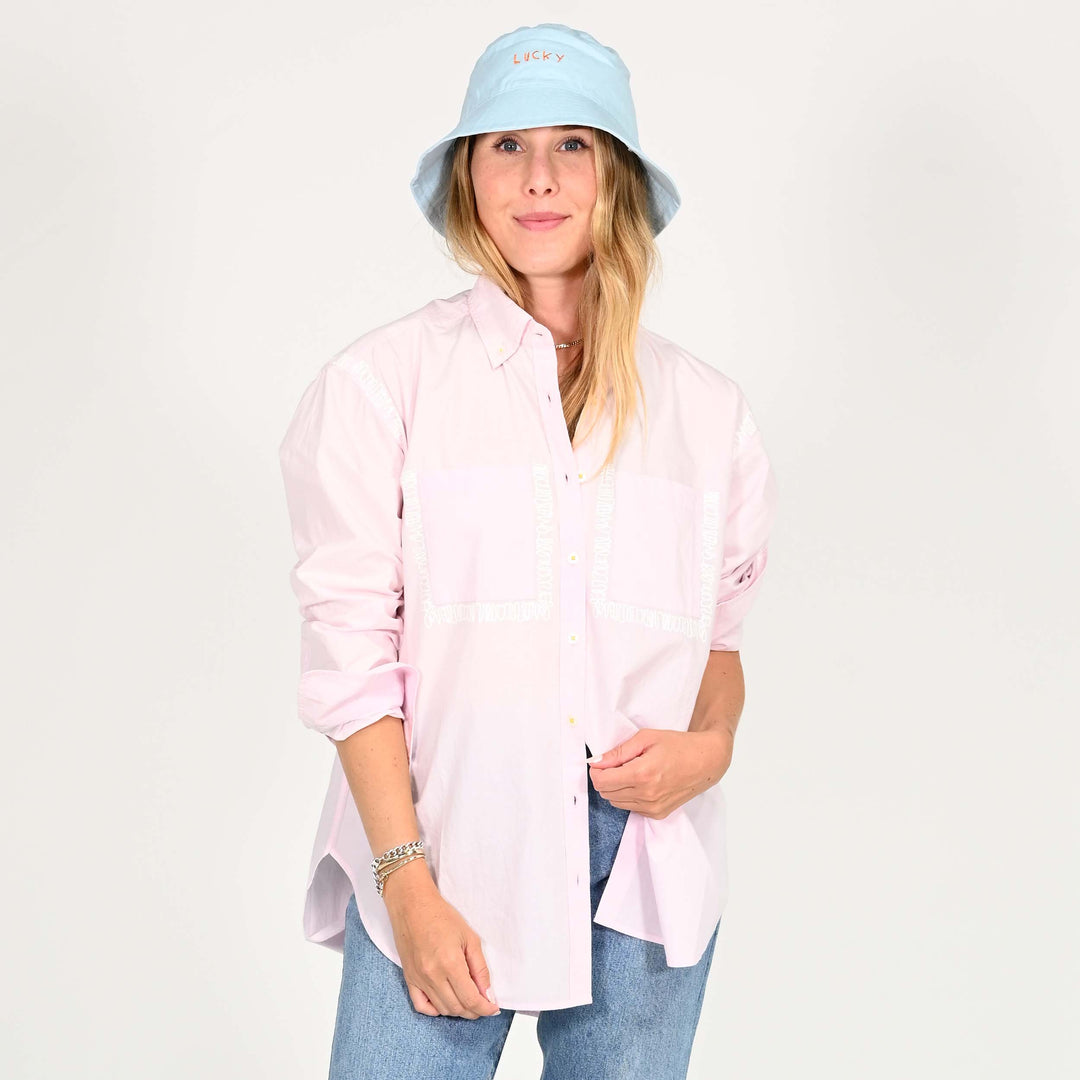Kerri Rosenthal - Marti Shirt in Love Actually Pillow WS