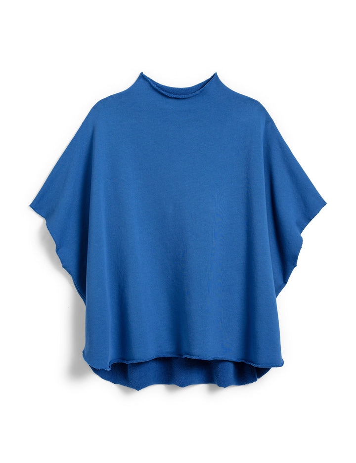Frank & Eileen - Audrey Funnel Neck Capelet in Royal