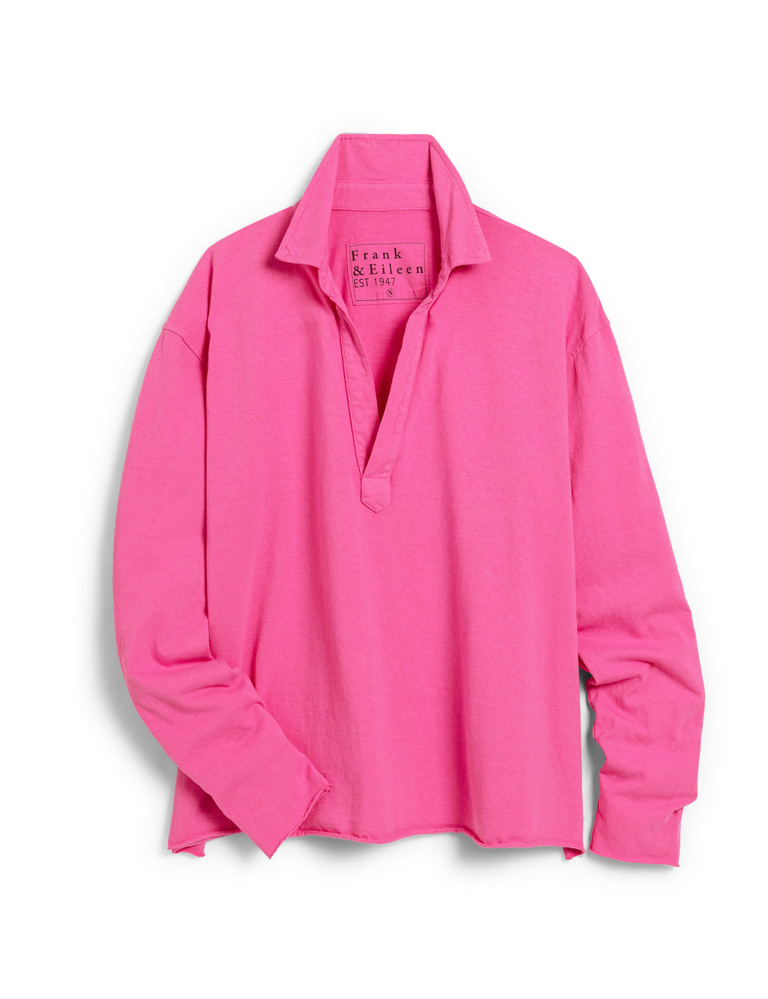 Frank & Eileen - Patrick Popover Henley in Bubblegum