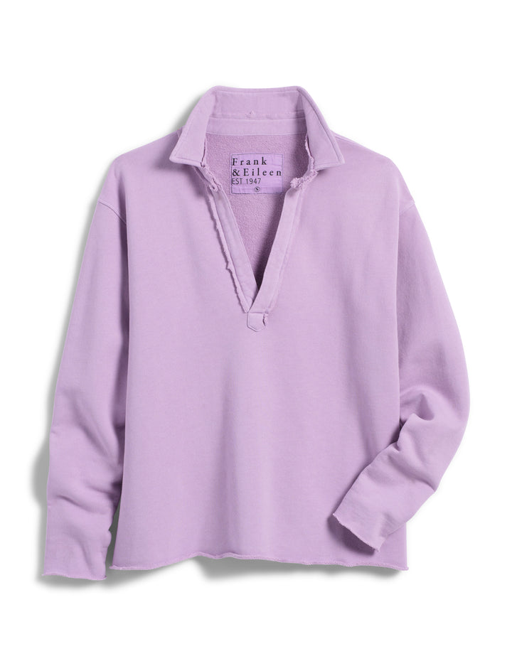 Frank & Eileen - Patrick Popover Henley in Lavendar