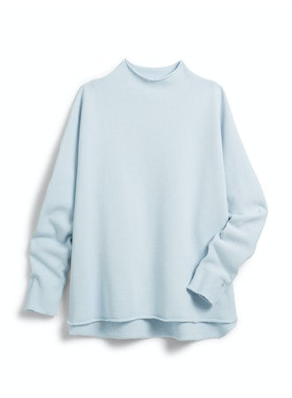 Frank & Eileen - Effie L/S Funnel Neck Capelet in Ice