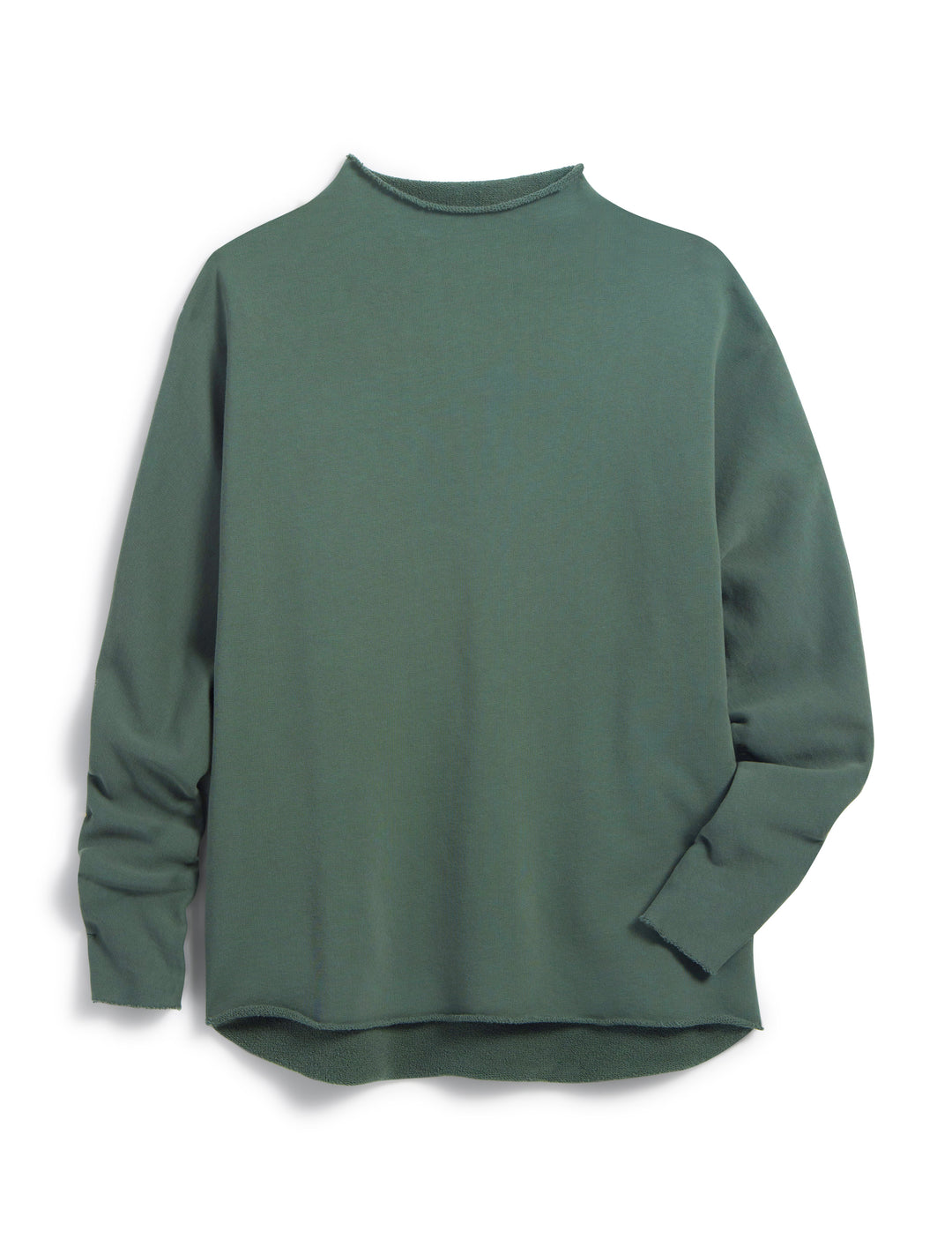 Frank & Eileen - Effie Long Sleeve Funnel Neck Capelet in Rosemary