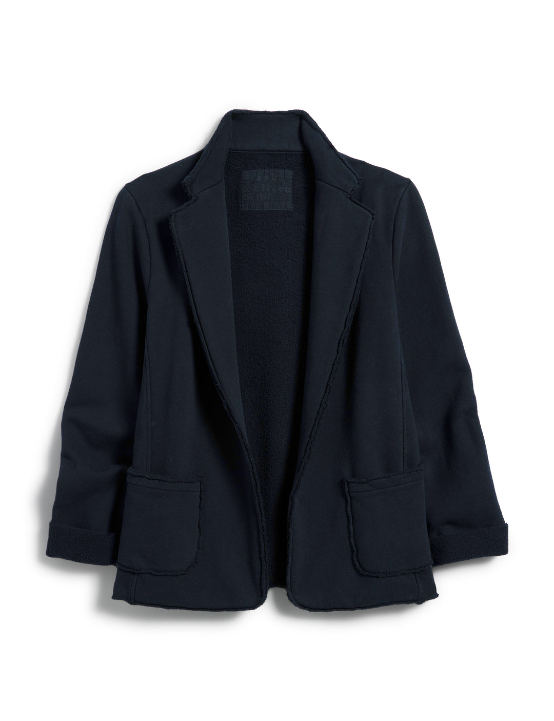Frank & Eileen - Dublin Triple Fleece Blazer in British Royal Navy