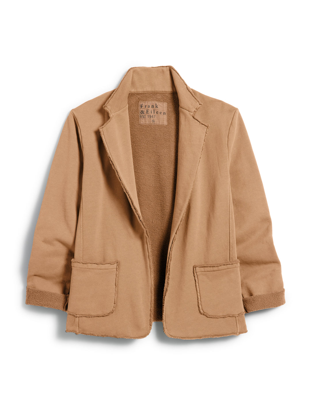 Frank & Eileen - Dublin Triple Fleece Blazer in Camel
