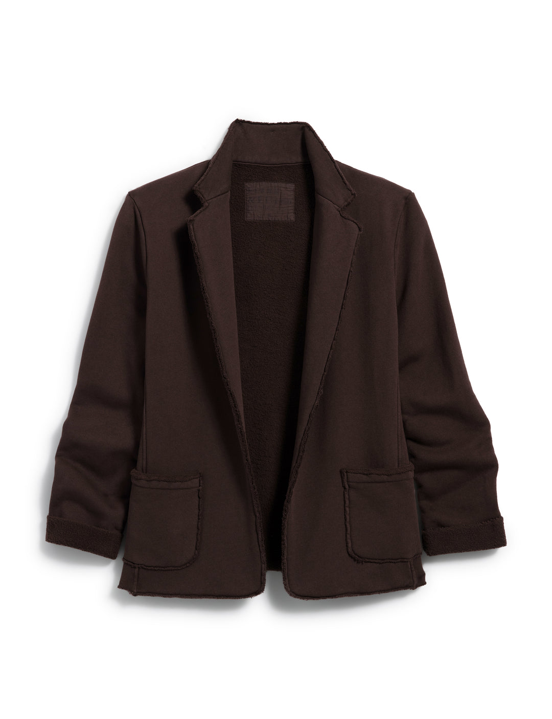 Frank & Eileen - Dublin Triple Fleece Blazer in Irish Chocolate