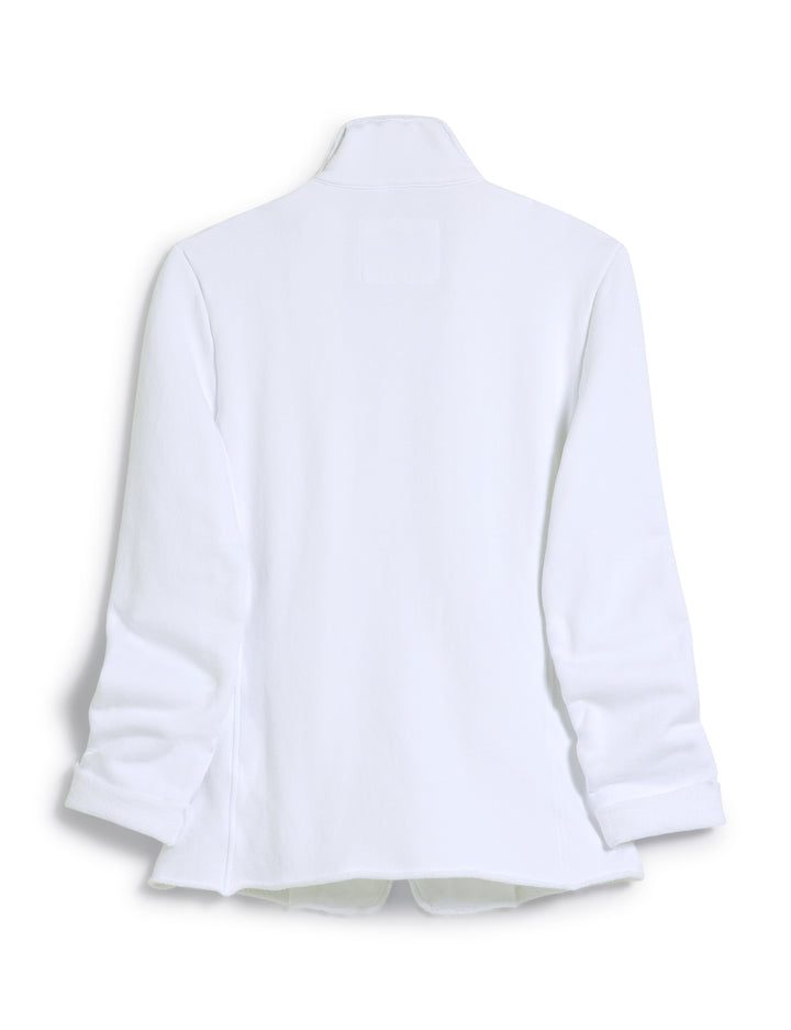 Frank & Eileen - Dublin Triple Fleece Blazer in White