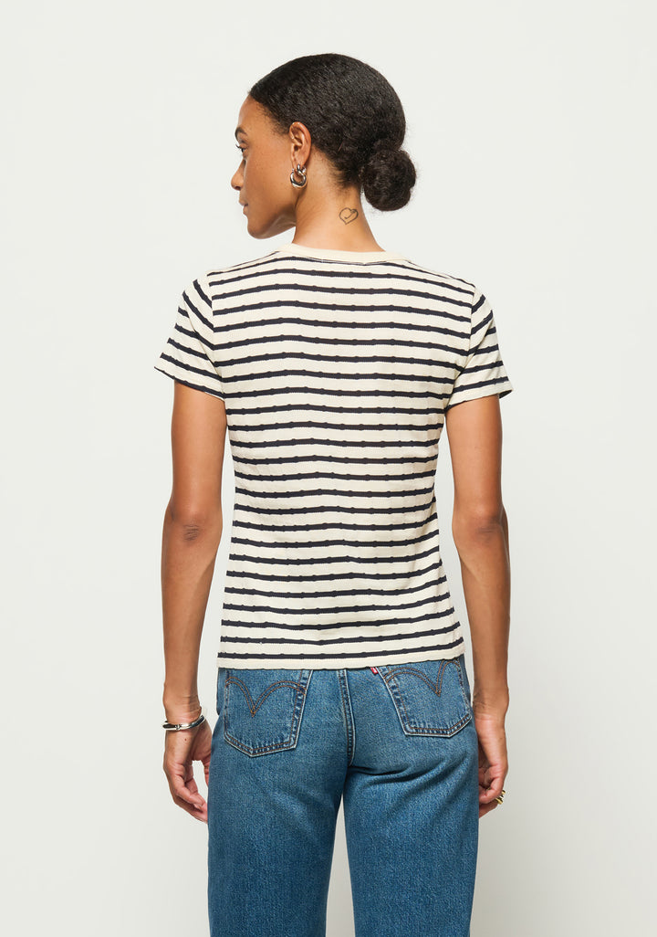 Nation - Laurence Shrunken Vintage Tee in Night Sky Stripe