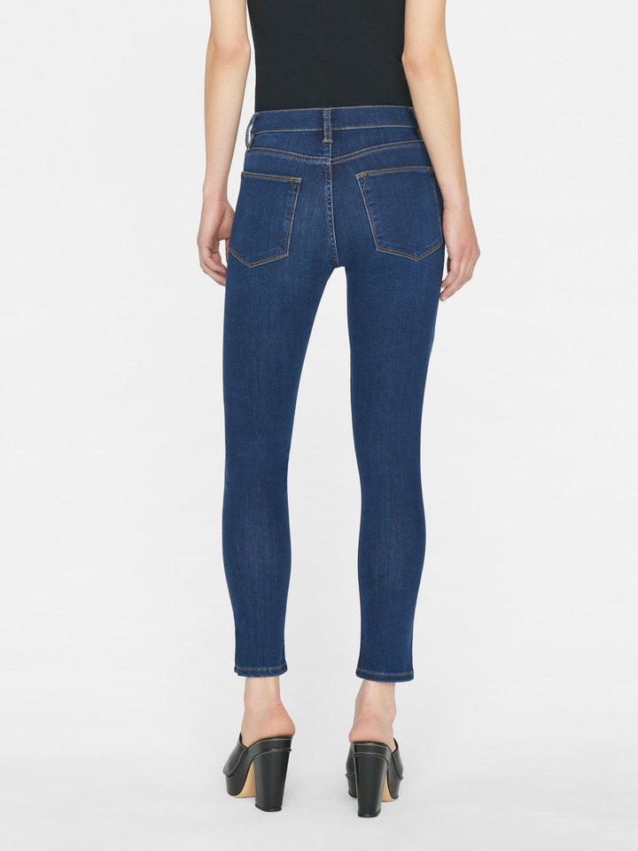Frame - Le High Skinny Side Slit in Majesty