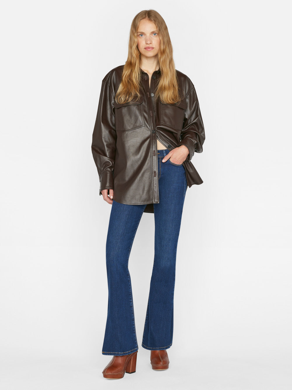 Frame - Le Mini Boot Slit in Majesty