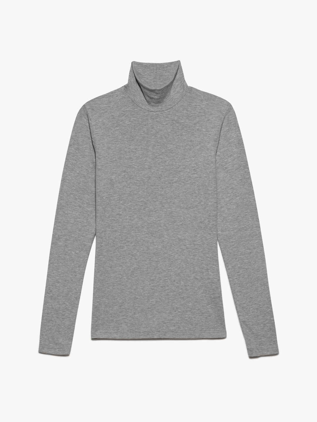 Frame - Rib Turtleneck in Gris Heather